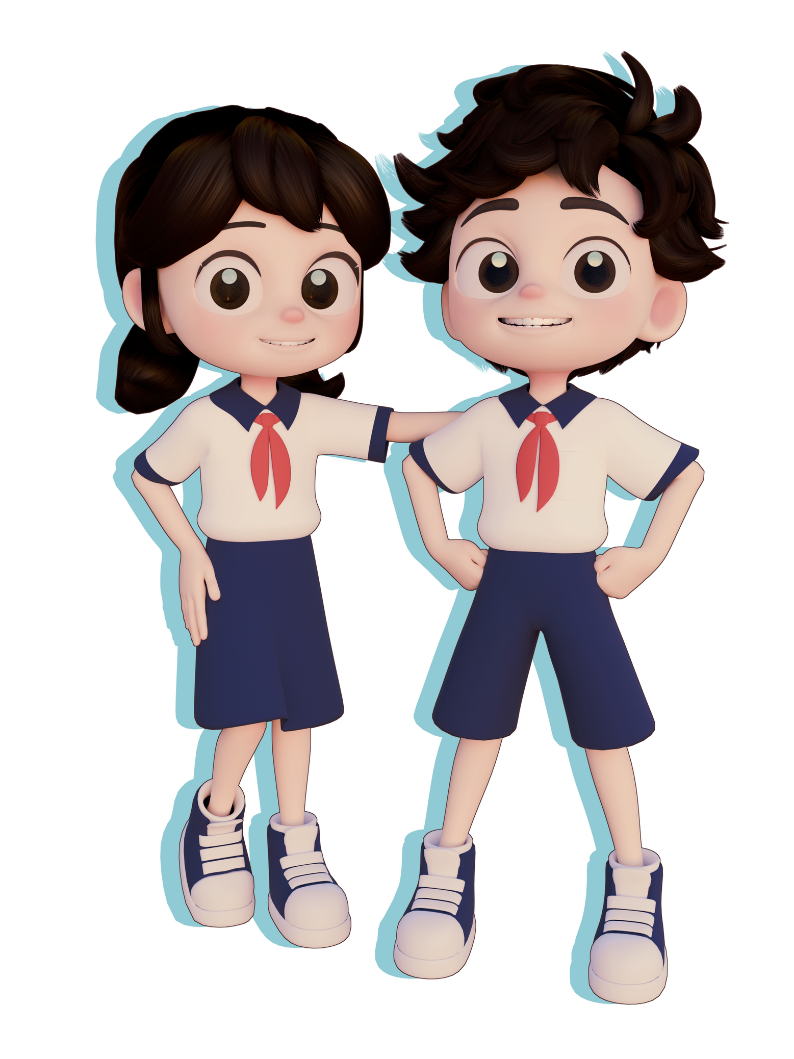 Characters for a school animation project